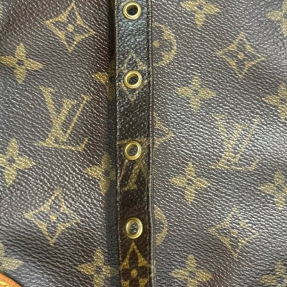 LOUIS VUITTON Danube Shoulder Bag Monogram Leather Brown France - Picture 10 of 16